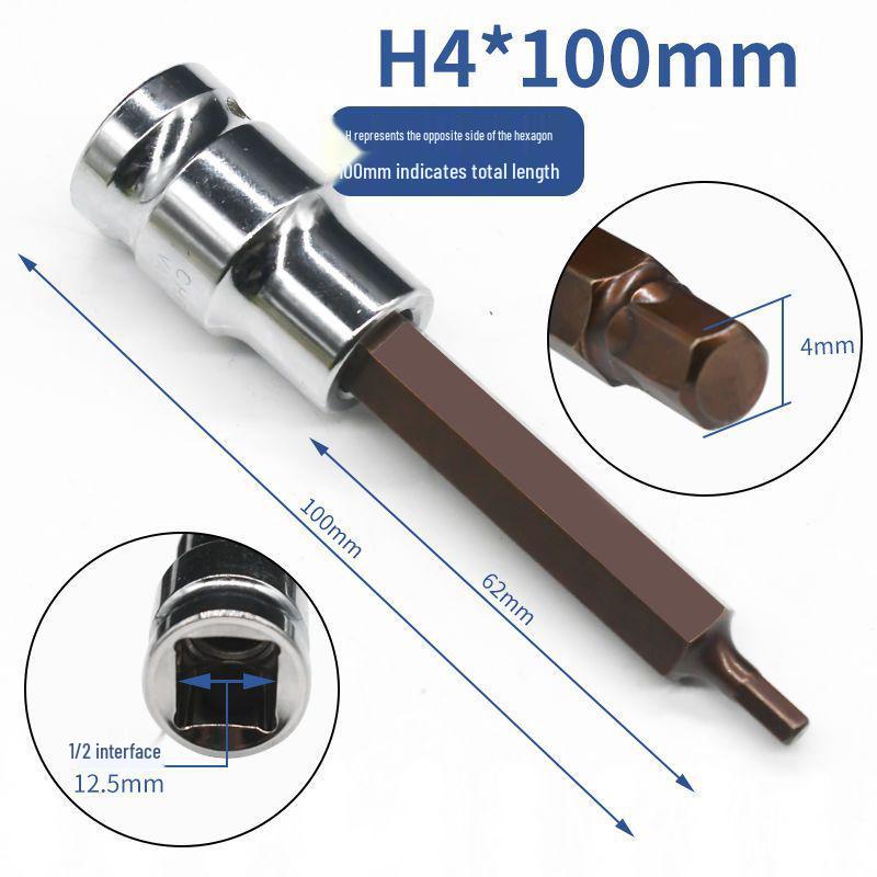 

1/2 Extended Hex Bit Socket Set for Air Impact Wrench & Electric Screwdriver