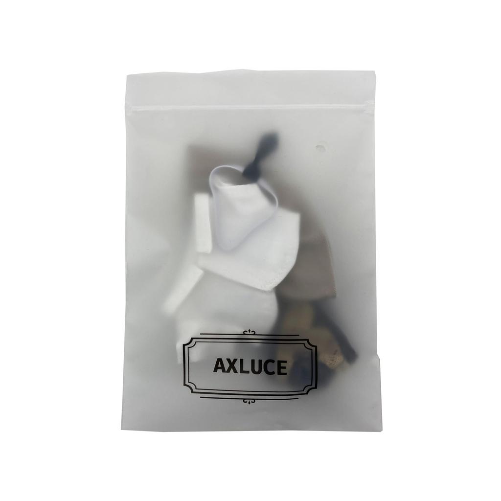 AXLUCE - Plush Clothes - 10cm - Plush Toy - Clothes - Uniform - Doll (Girls (Black))