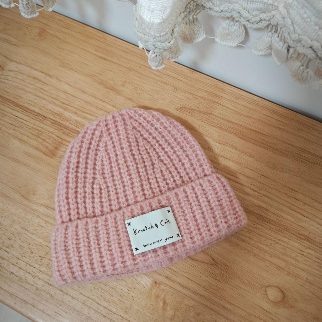 Versatile Face-showing Small Woolen Hat Korean Style Autumn and Winter Soft Girl Fashion Hat Boys and Girls Thickened Windproof Warm Knitted Hat