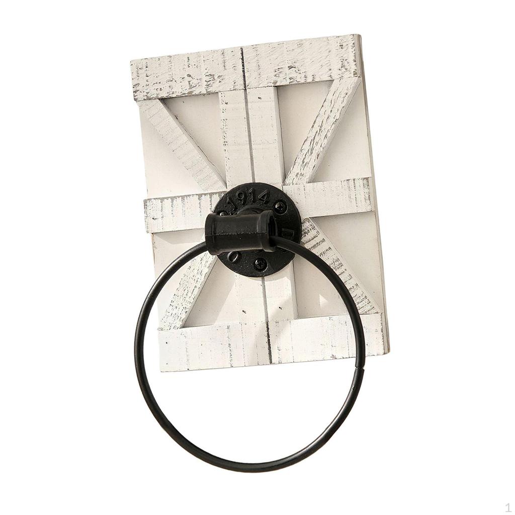 Towel Wall Mount Decorative Retro Accessories Bar Easy Installation for Kitchen Entrance