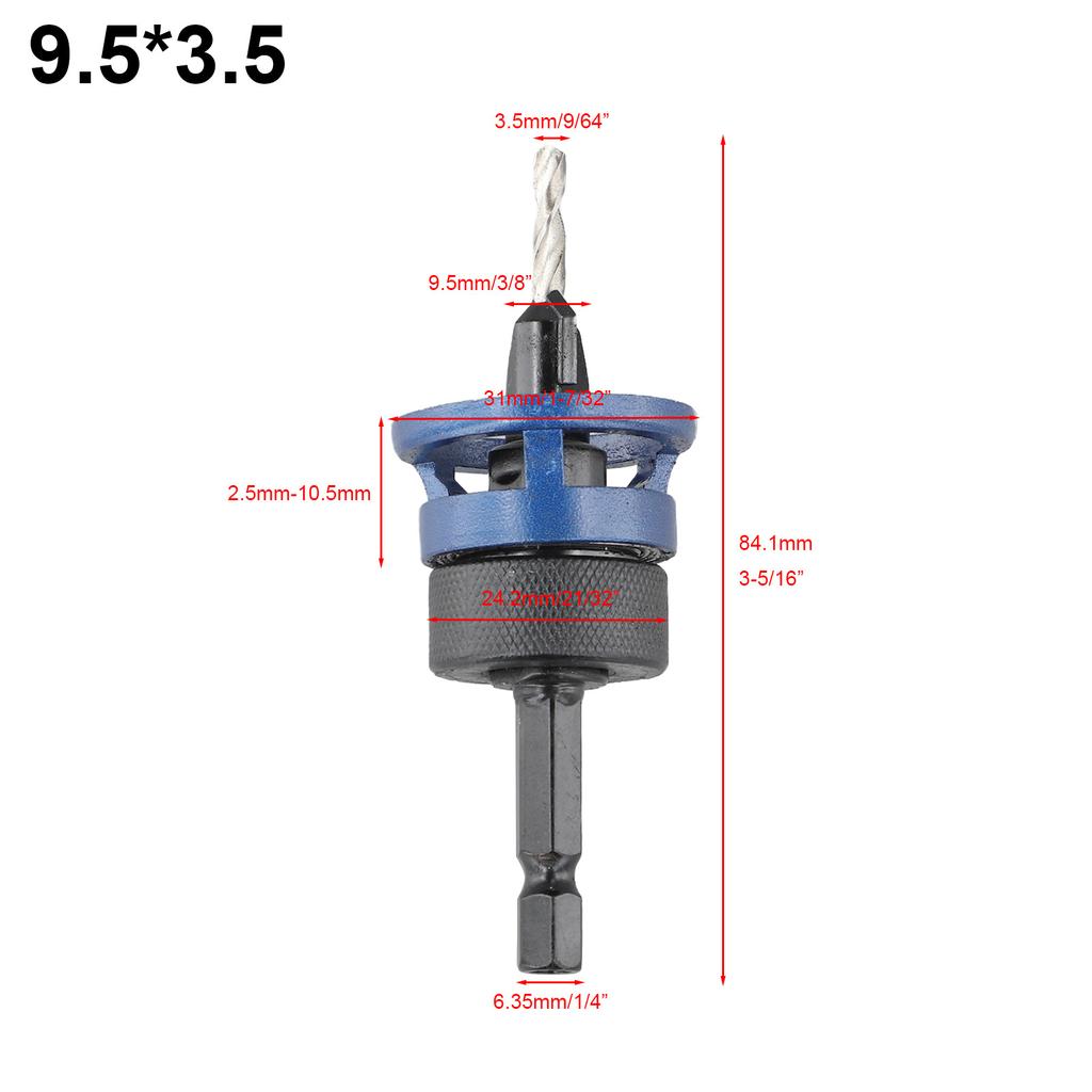 Handmade Drawers Countersink Drill Anti Kickback Drill Bit Router Bit Router Bit Anti Kickback Design Carpentry Tool