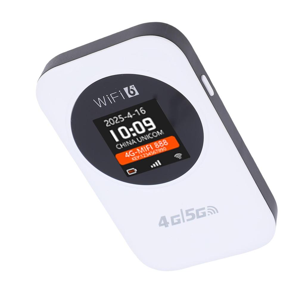Portable 4G WiFi Router Mobile Wireless Hotspot for Travel Camping Hotel LCD Display 3000mAh Battery Support SIM Card Asian Version