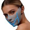Cyber Cos For Women Men Punk Mask Sai Half Face Cool Luminous Masks Cosplay Props Halloween Party Stage Performance Dress Up