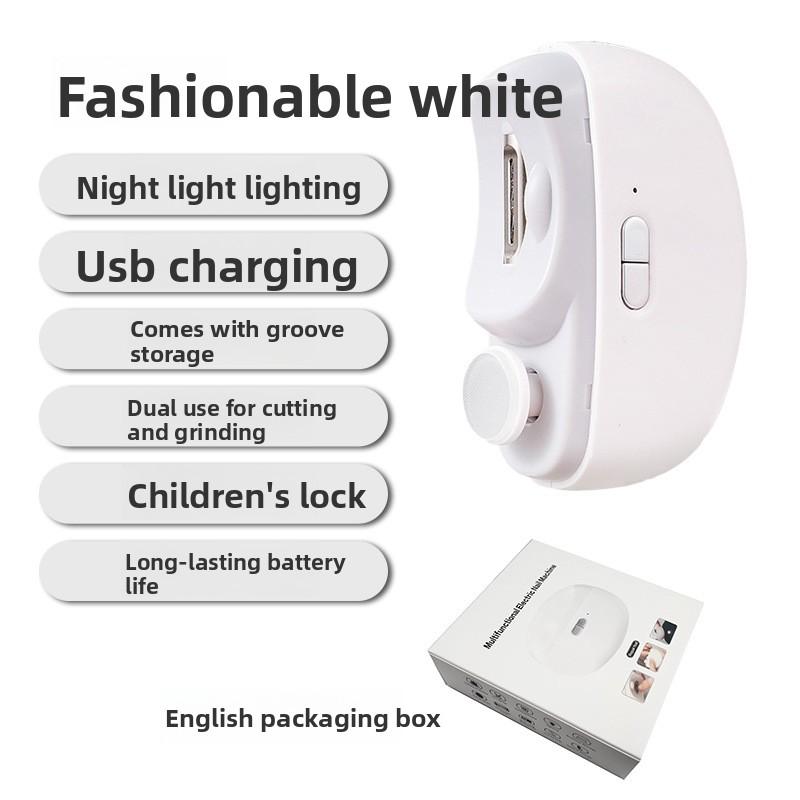 

Электрическая машинка для стрижки ногтей Портативные кусачки для ногтей Детские Взрослые Кусачки для ногтей с защитой от защемления Автоматическая Многофункциональная Машинка для полировки ногтей