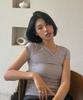 MIXXO Asymmetrical Layered Short Sleeve T-Shirt_Miwhwg506A