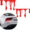 1PC Dripping Blood Spooky Look Car Stickers Waterproof for Auto Lights Window Doors Vinyl Decals Funny Halloween Decoration