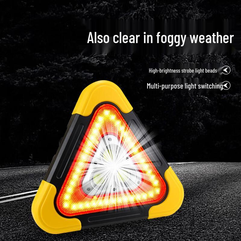 Solar LED Tripod Car Emergency Warning Light