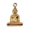 Buddha Statues Charms Multi Color Alloy Pendants For Spiritual Zen Jewelry Making