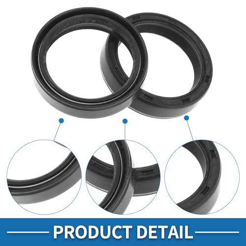 A ABSOPRO Oil Seal TC Seal Ring Rotary Shaft Seal 25x32x7mm High Pressure Nitrile Rubber Black 5pcs