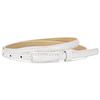PU Leather Thin Belt with Square Buckle Adjustable Waist Strap for Women Casual and Formal Wear Suitable for Dresses Pants and Skirts