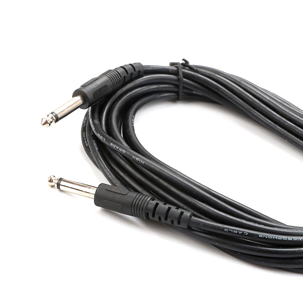 Guitar Lead Instrument Cable 5 Meters Profession Noiseless Guitar Bass Cable Cord Straight To Straight Instrument Cables