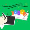 DigiDraw Turing Basic M T610 Graphics Drawing Tablet Digital Drawing Pad for Illustration