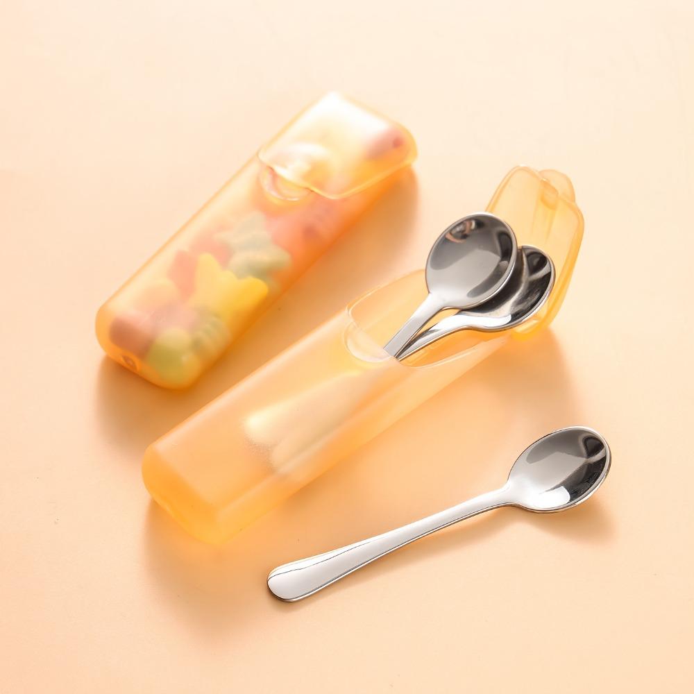 Neue Mini-Aufbewahrungsbox Kunststoff Zahnstocher Zahnseide Aufbewahrungsbox Tragbar Transparent Reise-Organizer für Kleine Gegenstände Küchenbedarf