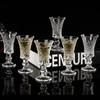 6pcsx34/45ML Lead Free European Design Chinese Old Fashioned Shot Glasses for Liquor Vodka Spirit Drinkware