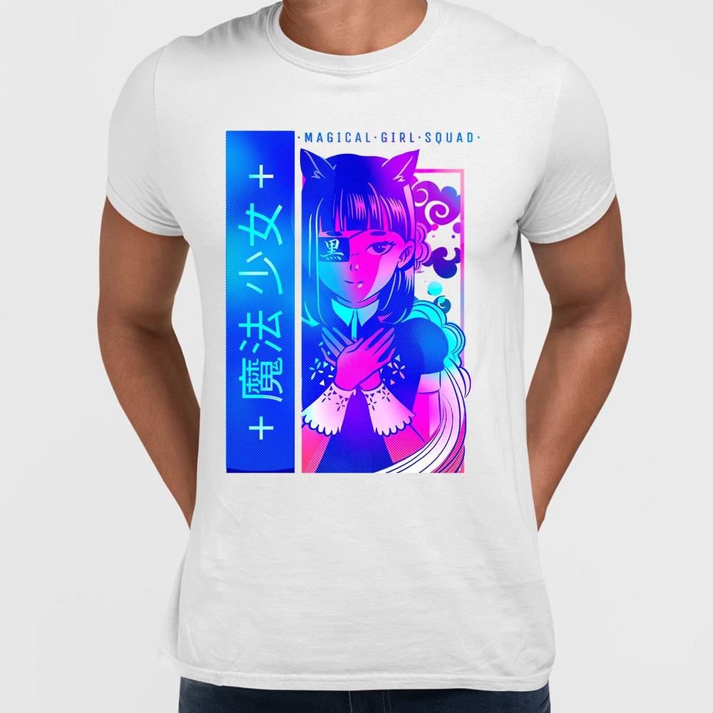 Manga Japanese Magical Girl Squad Unisex Tshirt for Japanese culture lovers L