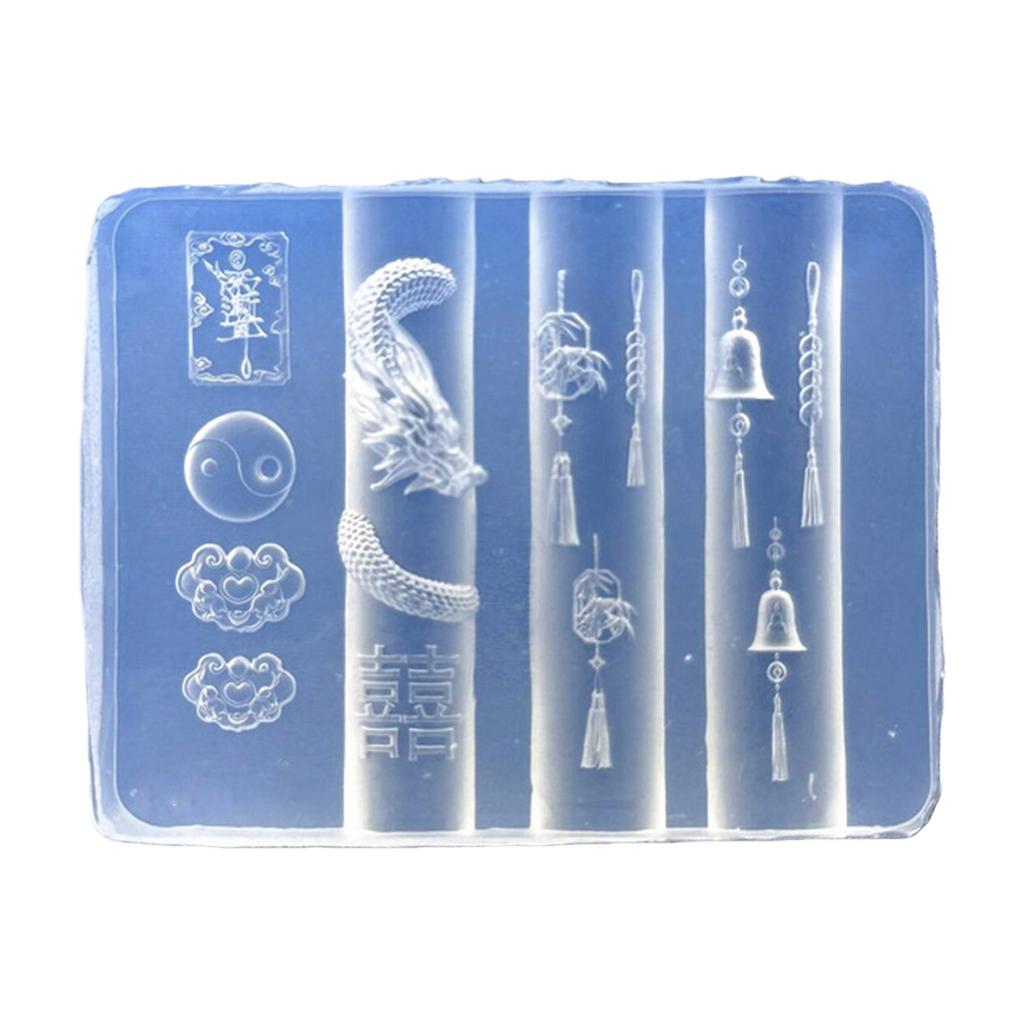 Versatile Embossed Silicone Mold Set For Handmade Nail Charms Phone Case Decorations And Crafting Resin Jewelry