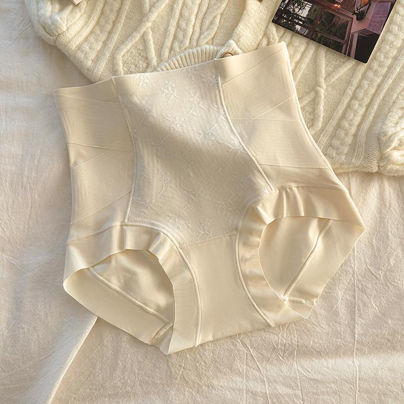 

Женские весенне-осенние трусы с высокой талией, крест на животе, формирующие тело, подтягивающие живот и бедра XXL телесный
