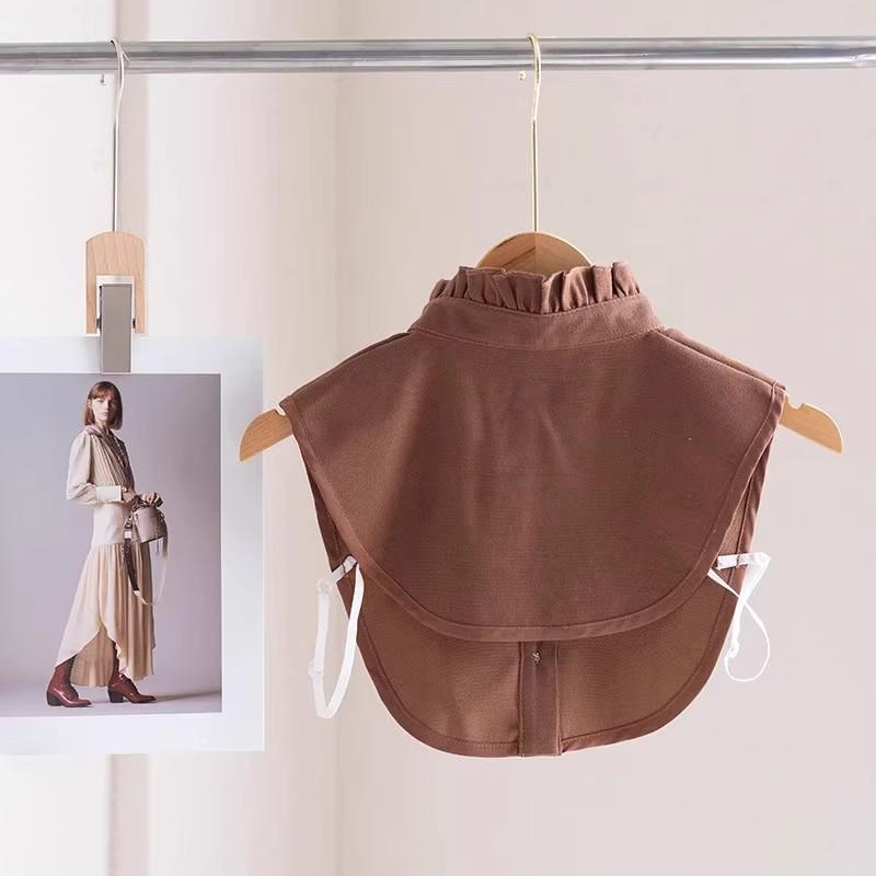 Damen Vielseitiger Spitzkragen: Falscher Kragen aus reiner Baumwolle für Sweatshirts und Pullover, ideal für einen verjüngenden Stil zu jeder Jahreszeit.