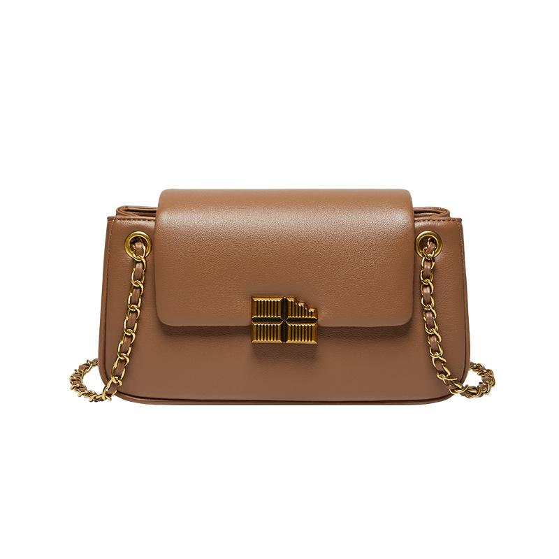Mrs. Qiao Bag Women 2025 New Chain Bag High-End Underarm Bag Single Shoulder Crossbody Bag Genuine Leather Women's Bag