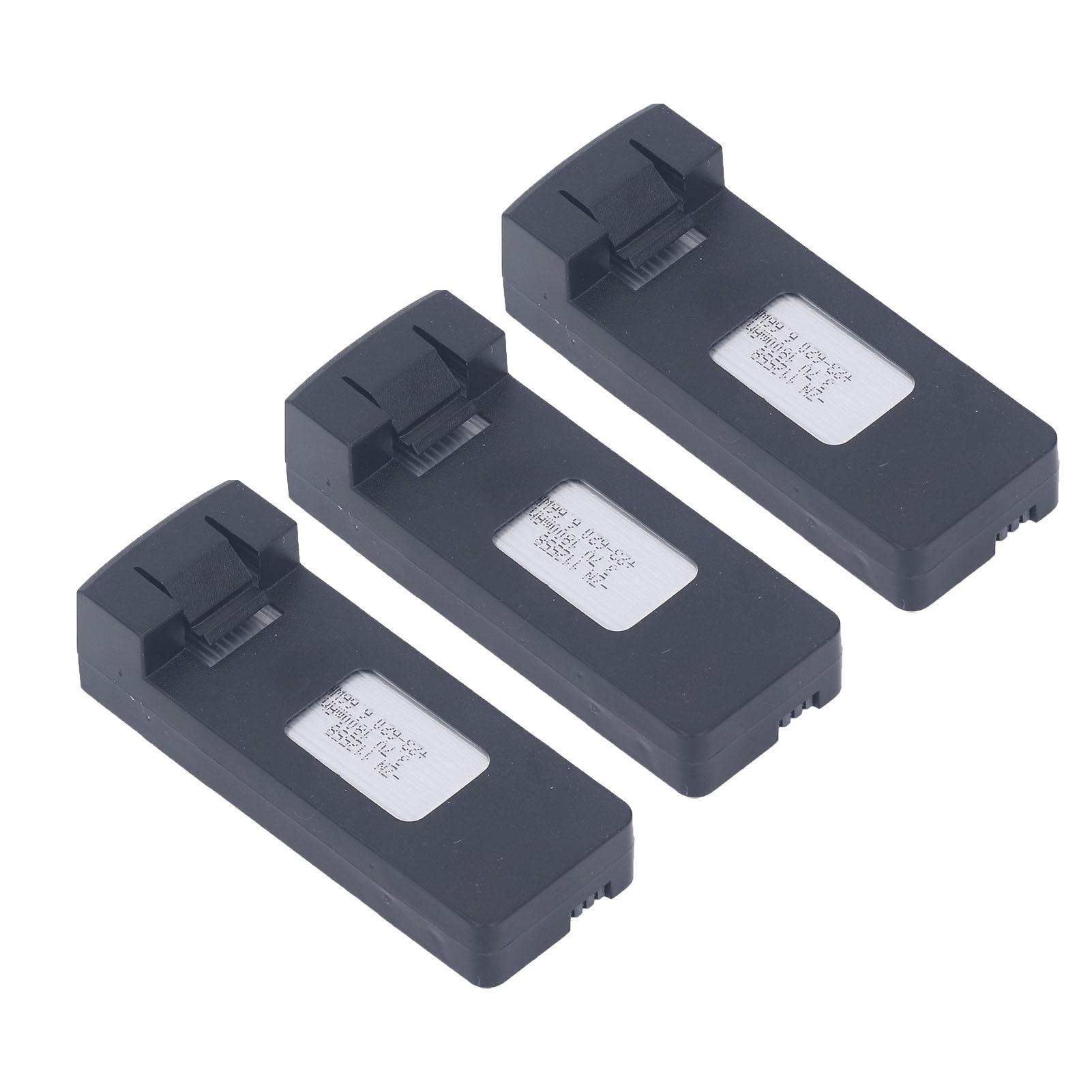 

3 шт. Акумулятор для дрона з дистанційним керуванням 1800 мАг Заміна акумулятора для RC-дрона з зарядним кабелем для літака F196