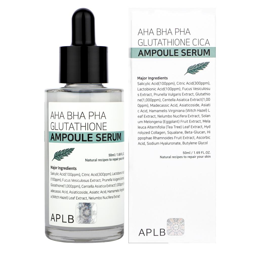 

APLB AHA BHA PHA Glutathione Cica Ампульная сыворотка 50 мл