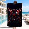 Robot Invasion Alert Beach Towel, Microfiber Beach Towel, Perfect For Pool, Beach, Travel, Home Decor Beach Party Fan Gifts