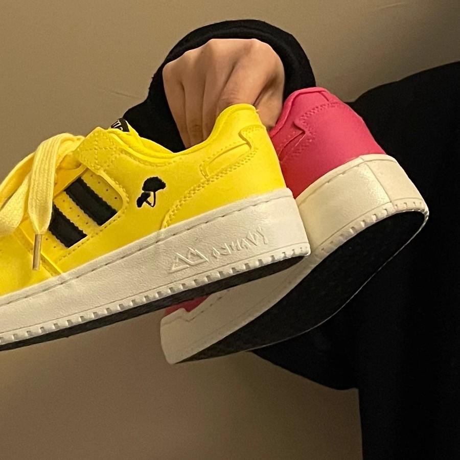 High Value Niche Original Retro Sports Board Shoes Women's Platform White Shoes Versatile Street Shooting Chic Hong Kong Style Shoes Tide