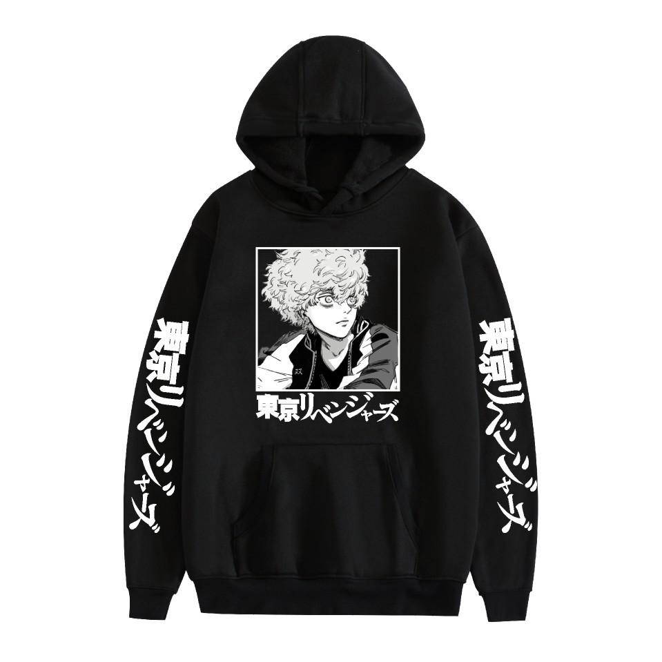 New Anime Print Fashion Casual Hooded Sweater