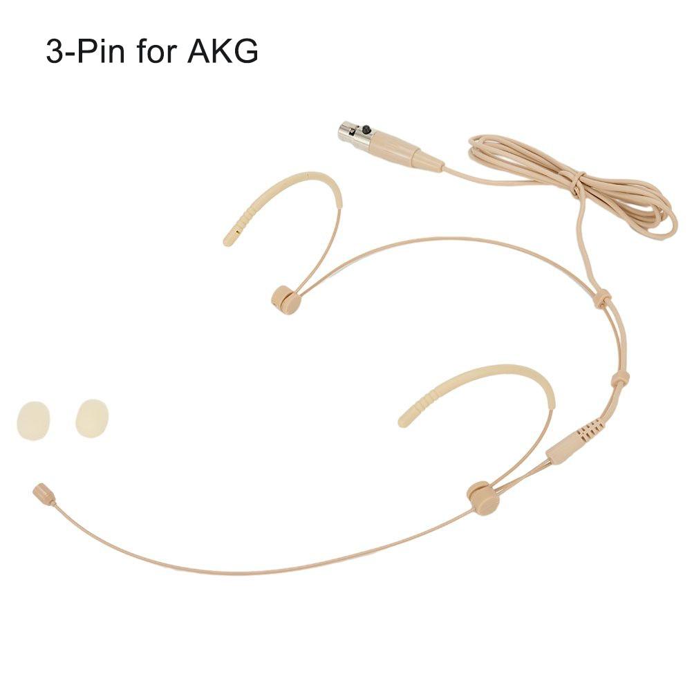 Neuestes Doppel-Ohrbügel-Headset-Mikrofon 3,5 mm Doppel-Ohrbügel