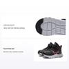 Li Ning Chaussures Décontractées Confortables Polyvalentes Antidérapantes Absorbant les Chocs Résistantes à l'Usure Chaudes pour Enfants Chaussures Décontractées pour Enfants Noir YKNR134-21