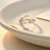 Xiaomi BF CLUB 925 Sterling Rings for Women Simple Geometric Handmade Irregular Retro Moon Zircon Round Ring Allergy For Birthday Gift