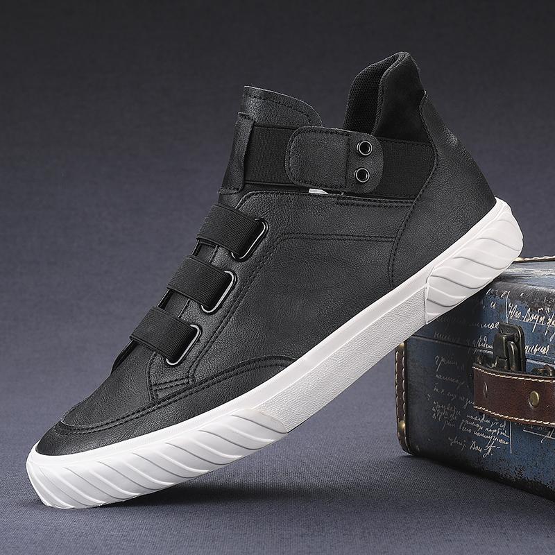 2022 Summer Newest Men Casual Shoes Fashion Light Sneakers Comfortable Soft-Soled Good Quality Outdoor Non-Slip Solid Color Leather