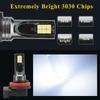 H11 LED H8 H9 H1 9005 9006 HB3 HB4 H7 H3 H4 Car Fog Lights With 3030 Chips 12LED 6000K White Auto Fog Lamp Day Running Light 12V