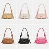 Spring and Summer New Simple and Niche Design Women's Bag Fashionable One Shoulder Armpit Bag Crocodile Pattern Small Square Bag Crossbody Bag