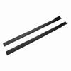 6PCS Car Side Skirt Carbon Fiber Pattern 3 Section Type Side Skirts Winglets Diffusers Universal Replacement For Accord