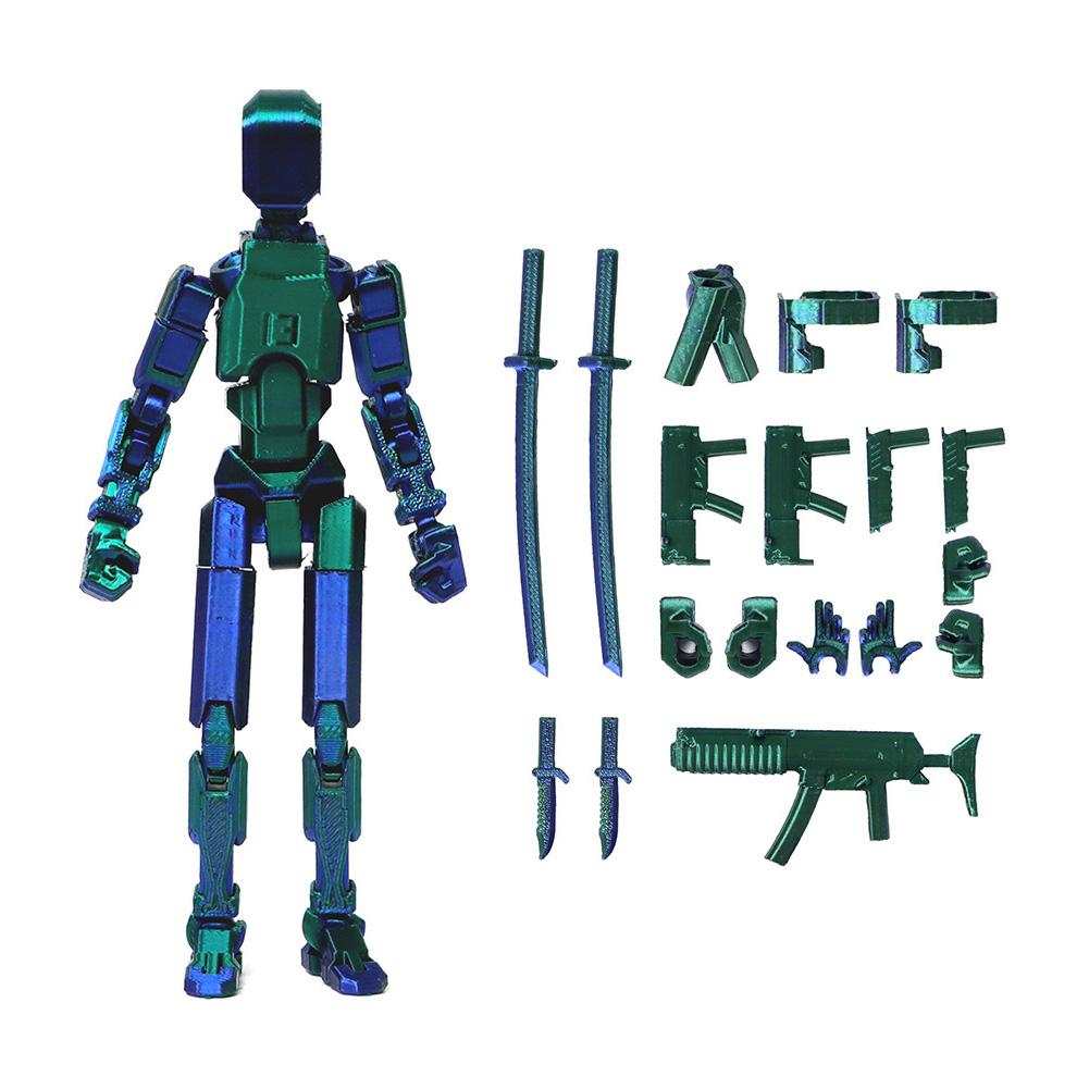 13 Multi-Jointed Action Figures with Weapon Expansion Set Action Figures Toys Action Figure Dummy Desk Decoration Gifts for Him