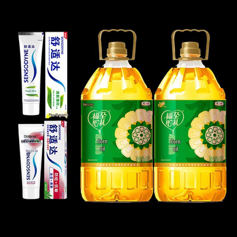 Sensodyne Toothpaste & Fulinmen Corn Oil Bundle