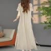 Elegant Summer 2026 Slimming Striped Long Dress