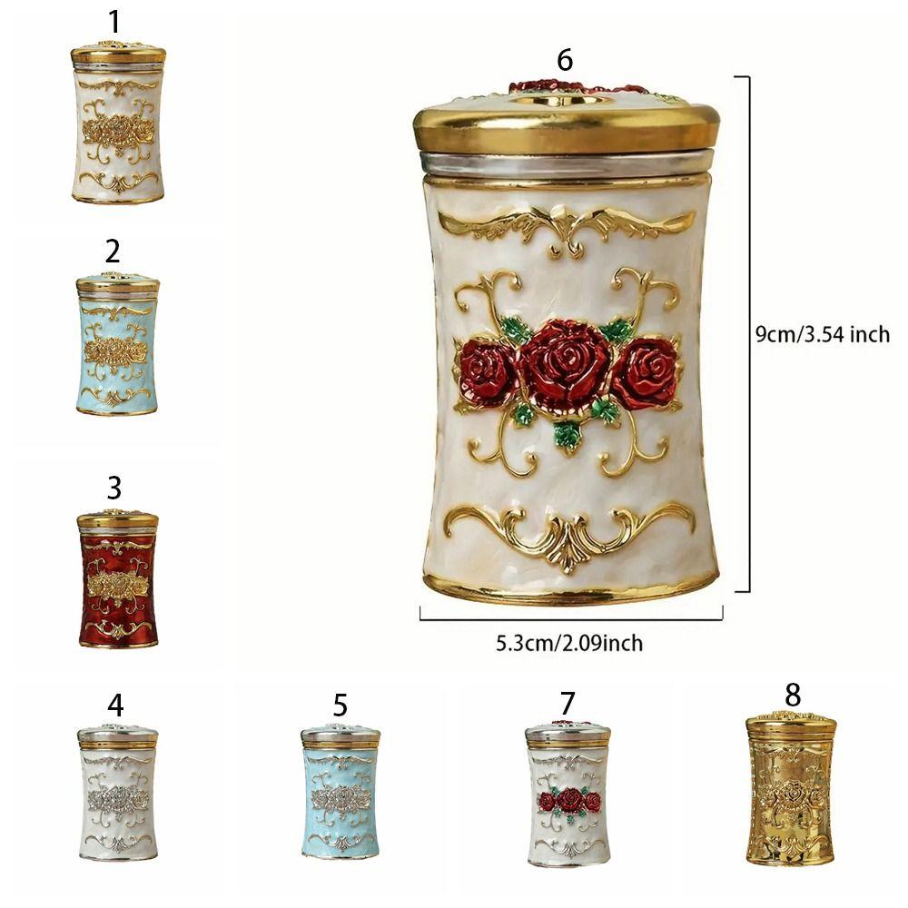 Rotating Design Small Waist Toothpick Box Safety Desk Toothpick Holder  Hotel
