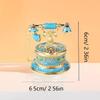 Antique Style Telephone Jewelry Box Enamel Metal Shell Receiver Lid Ring Holder Earring Hooks Vintage Vanity Organizer Gifts