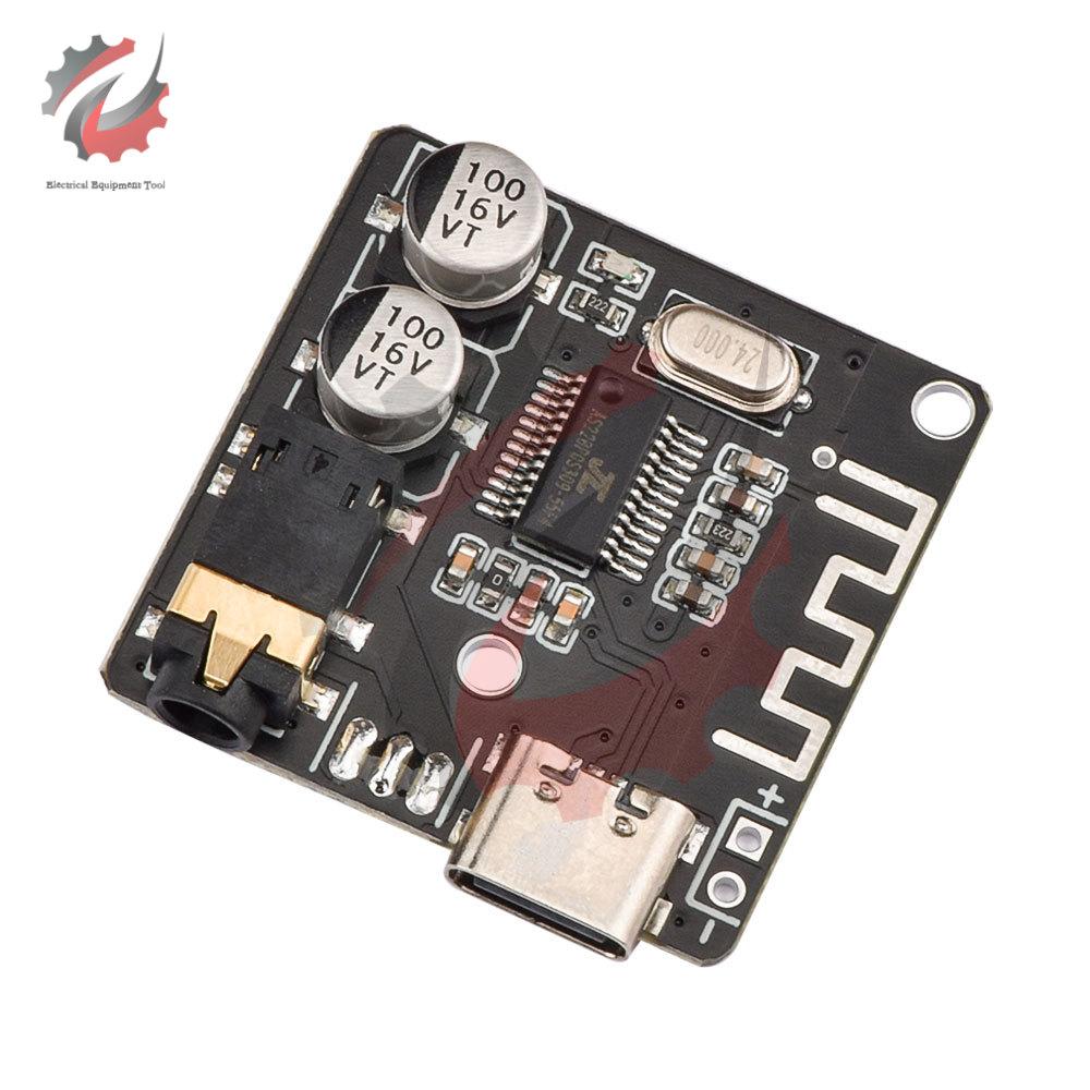 VHM-314 Bluetooth 5.0 Decoding Board BT Audio Receiver Module MP3 Decoder Board Micro USB Type-C Stereo Amplifier