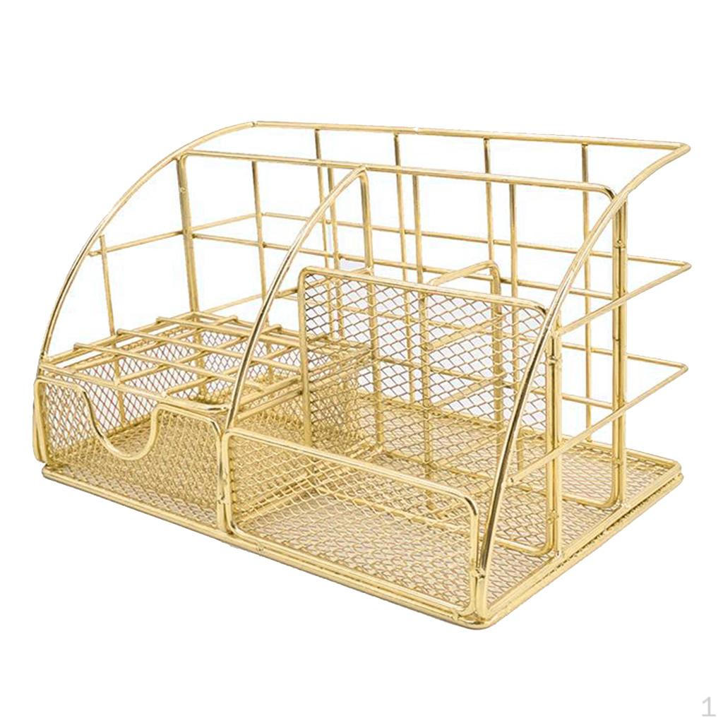 Organizer - Accessories Desk Storage for Paper and Office Supplies Decorative