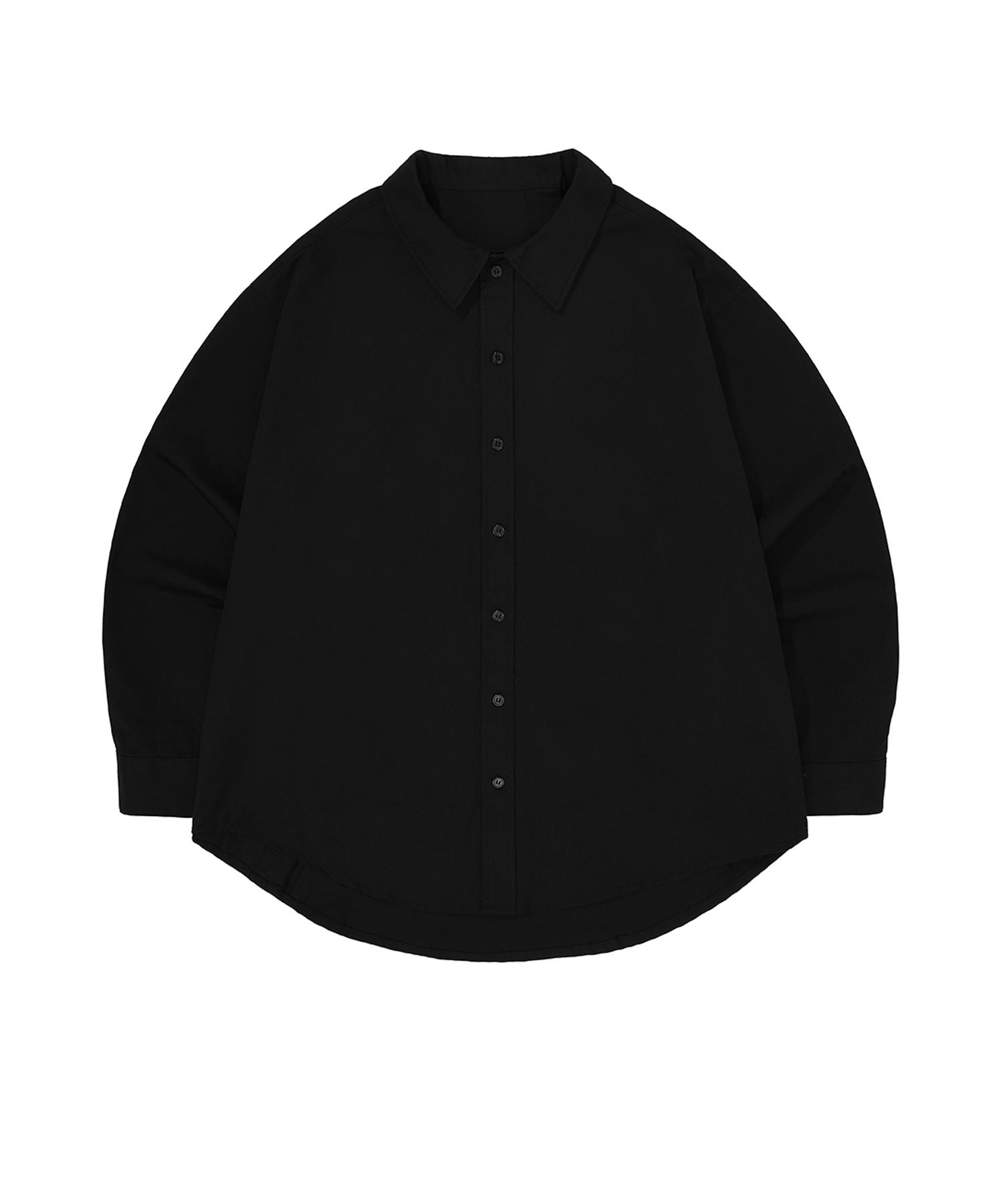 Oy Curve Line Shirt-Black Black/One Size
