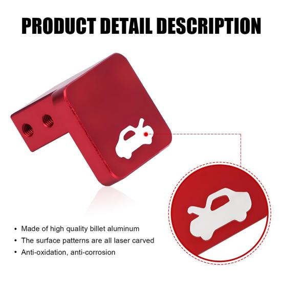 Maniglia Latch Cofano, Kit di Riparazione Resistente in Lega di Alluminio, Parte di Ricambio Facile da Installare per Honda Civic 1996-2011