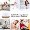 500ML Essential Oil Diffuser with 7-Color LED Lights and Remote Control, Modern Minimalist Design, High-Efficiency Ultrasonic Mi