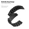 Three‑Beads Stainless‑Steel Replacement Watch Band Strap for Honor Band 11 / Band 11 Pro