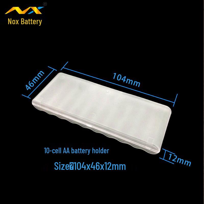 

Водонепроницаемый Пыленепроницаемый Бокс для хранения 10 батареек размера 7 LR03 104x46x12mm