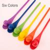 Montessori Rainbow Wooden Spoon Sensory Toy Color Matching Balance Game Kid Early Educational Wooden Toy Preschool Teaching Aids
