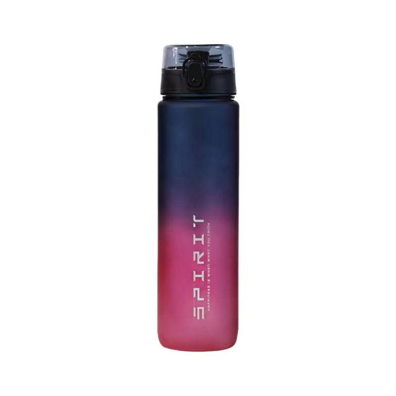 Large Capacity Sports Water Bottle Leak Proof Colorful Plastic Cup Outdoor Travel Portable Gym Fitness Jugs 500ml/650ml/1000ml