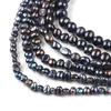 45-65Pcs Natural Freshwater Black Pearls Beads For DIY Necklace Bracelet Earrings Jewelry Making